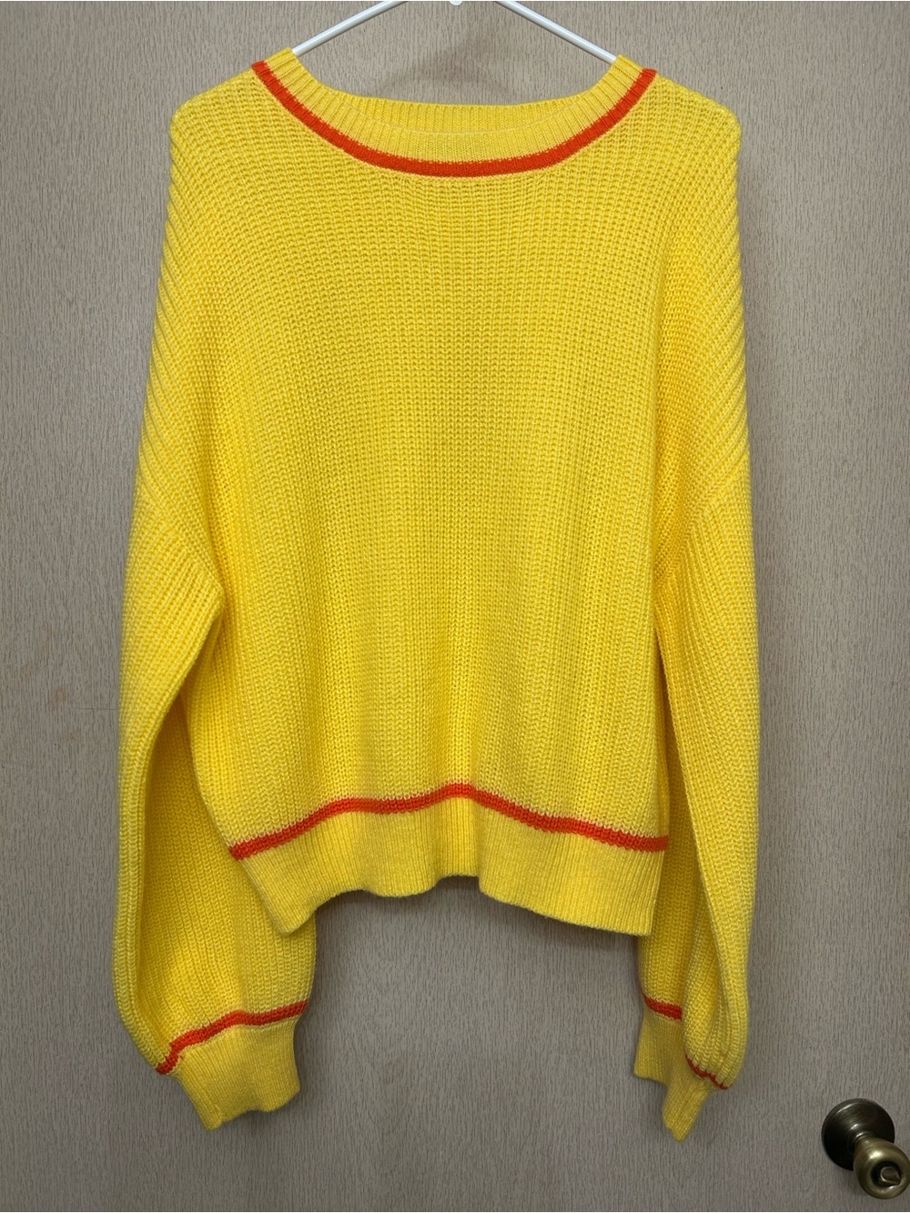 SHEIN - Bright Yellow Sweater - Size 2XL
